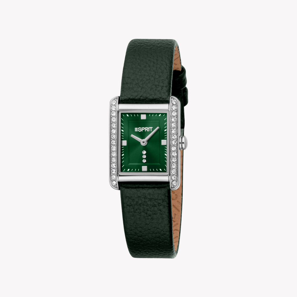 ESPRIT Women's Silver/Green Watch | ES1L512L0015
