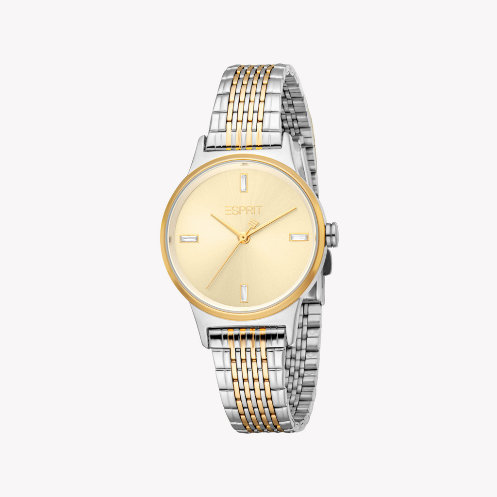 ESPRIT Women's Silver & Gold Watch | ES1L519M0045