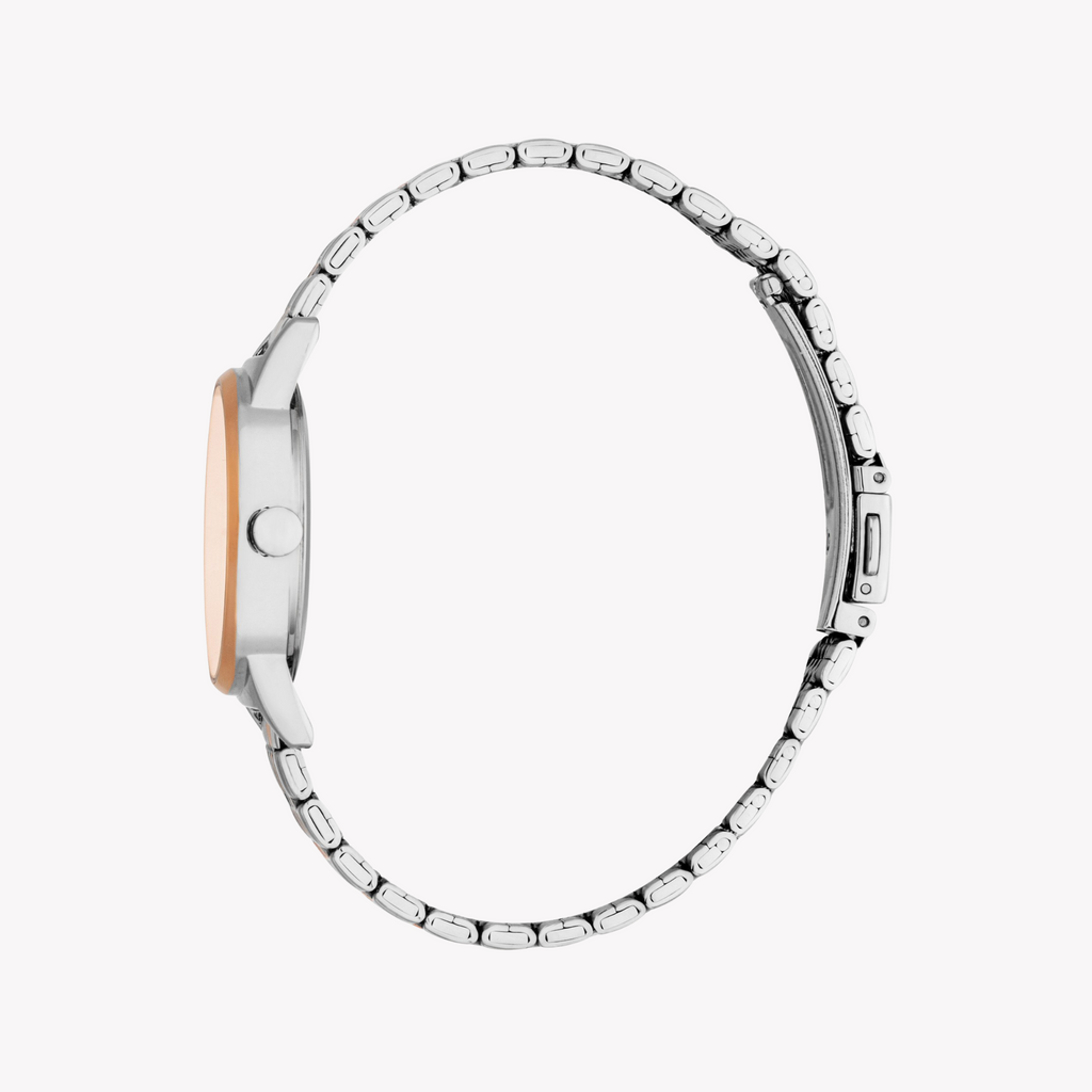 ESPRIT Women's Silver/Rose Gold Watch | ES1L519M0055