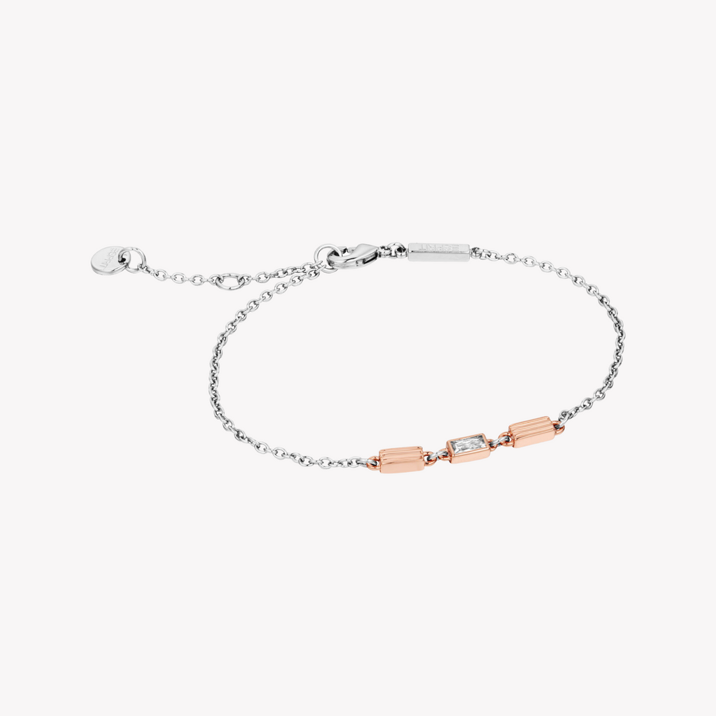 ESPRIT Women's Silver/Rose Gold Watch | ES1L519M0055