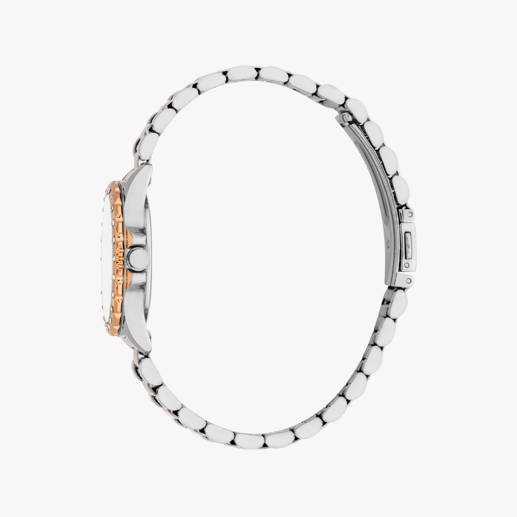 ESPRIT Women's Silver/Rose Gold Watch | ES1L522M0085