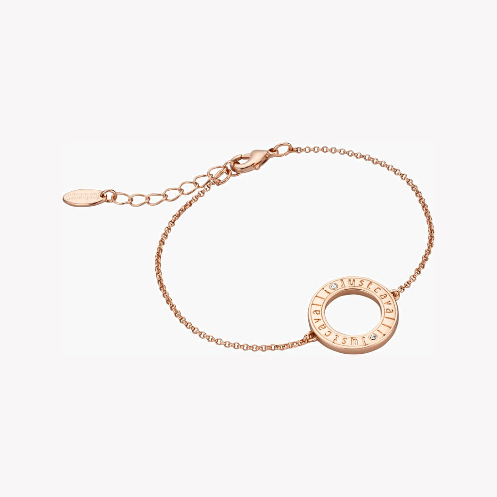 JUST CAVALLI Women's Watch with Rose Gold Stainless Steel Case and Rose Gold Stainless Steel Band