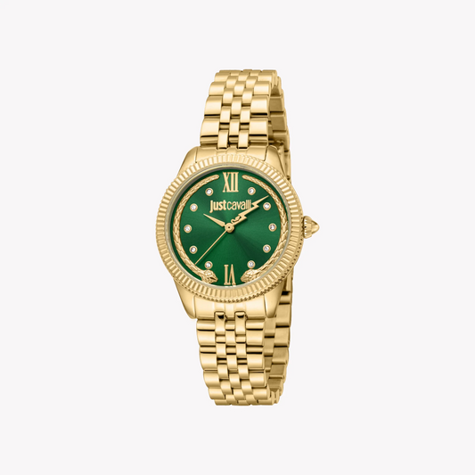 Just Cavalli Gold Alloy Steel Women's Watch