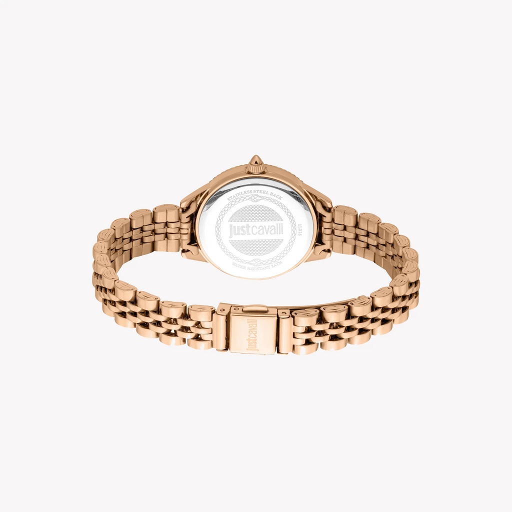Just Cavalli Rose Gold Alloy Steel Women's Watch
