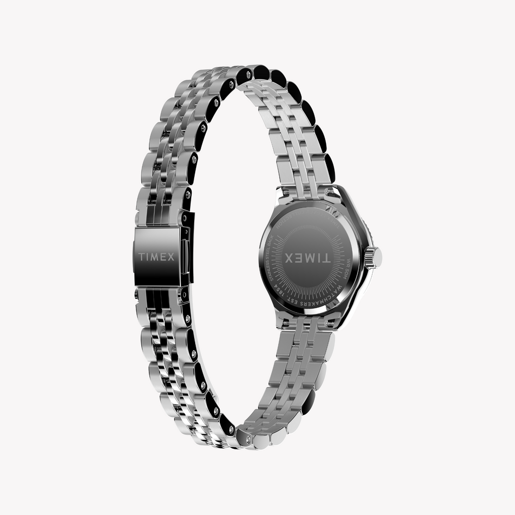 TIMEX Women's Silver & Blue Quartz Watch | TW2W90700