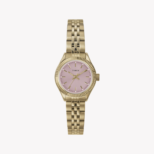 TIMEX Women's Gold-Tone Watch, Gold/Pink | TW2W90800