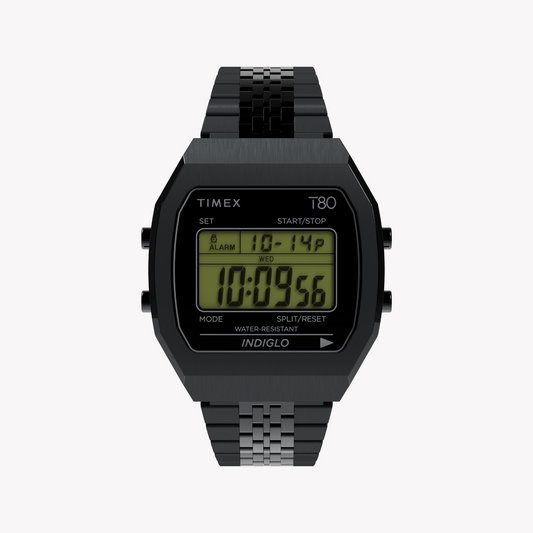 Timex Men's Black Stainless Steel Watch | Model TW2W91600