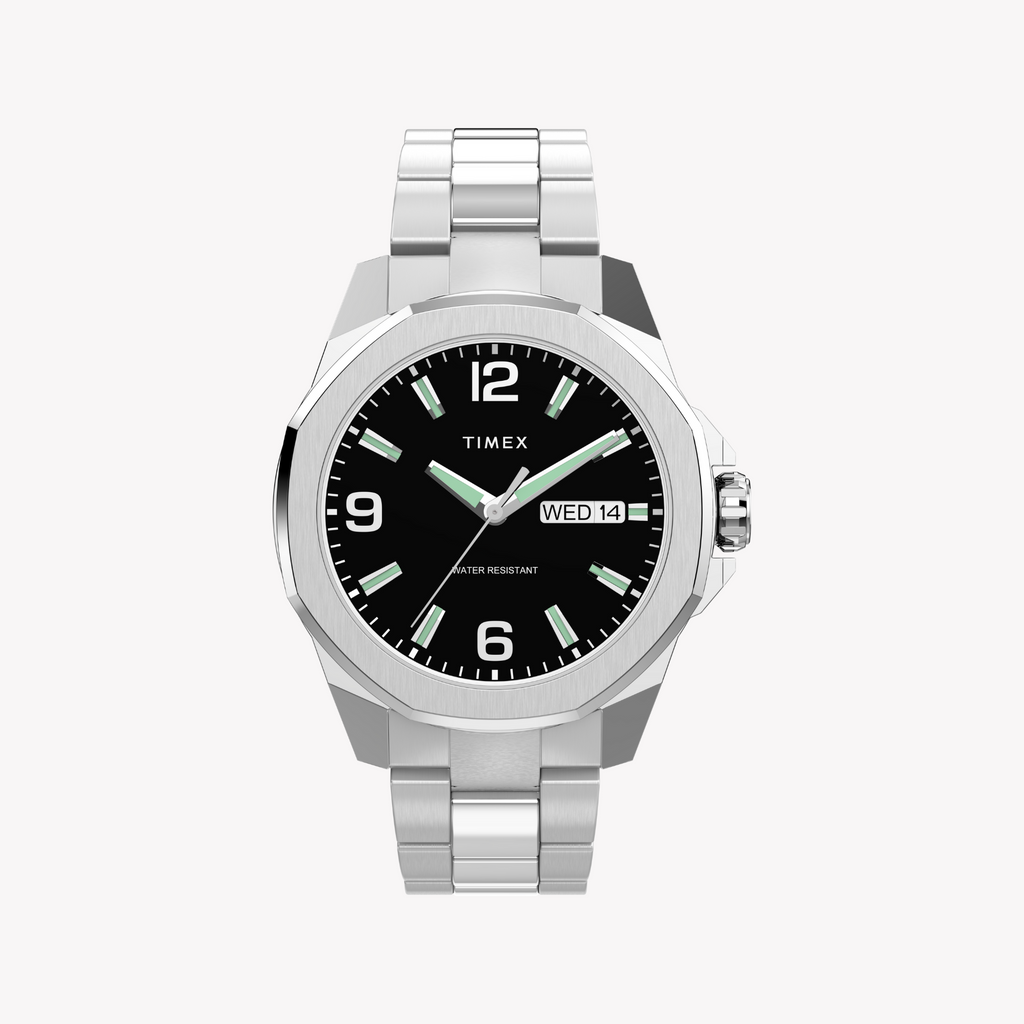 TIMEX Men's Silver Stainless Steel Watch | TW2W92700