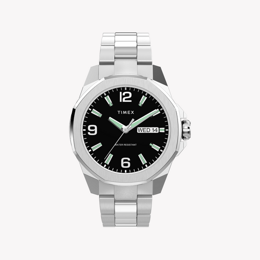 TIMEX Men's Silver Stainless Steel Watch | TW2W92700