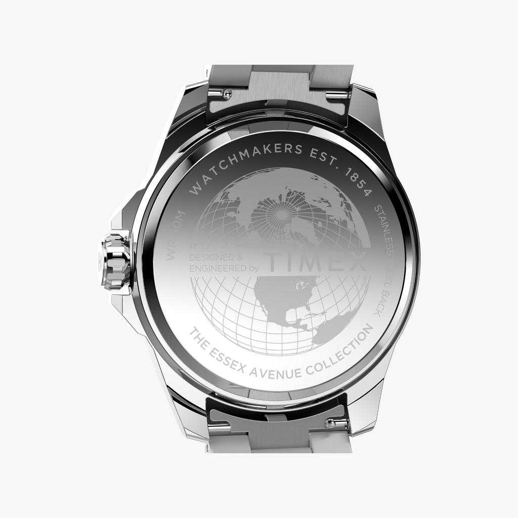 TIMEX Men's Silver Stainless Steel Watch | TW2W92700