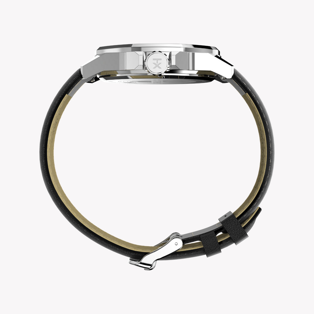 TIMEX Men's Quartz Watch, Silver/Black | TW2W92900