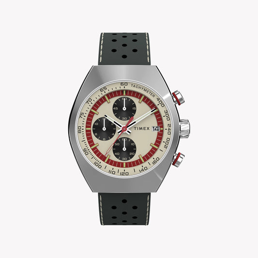 Mens Legacy Tonneau SST Taupe Dial Brown Strap Watch | TW2W93400