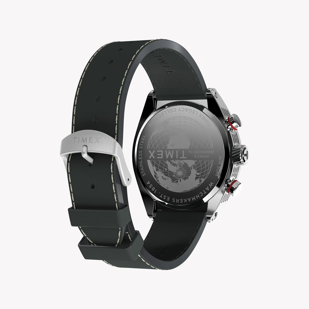 Mens Legacy Tonneau SST Taupe Dial Brown Strap Watch | TW2W93400