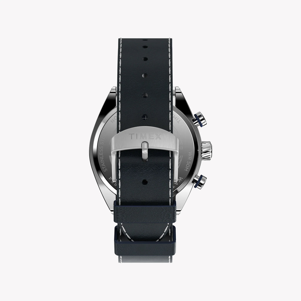 Mens Legacy Tonneau SST Blue Dial Blue Strap Watch TW2W93500