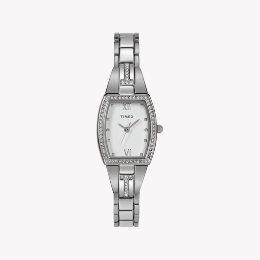 TIMEX Women's Silver Alloy Watch | Model TW2W95600