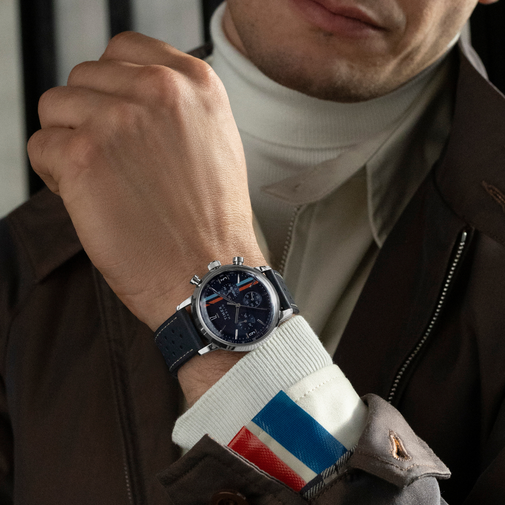 Timex Men's Stainless/Blu Watch | TW2W99000