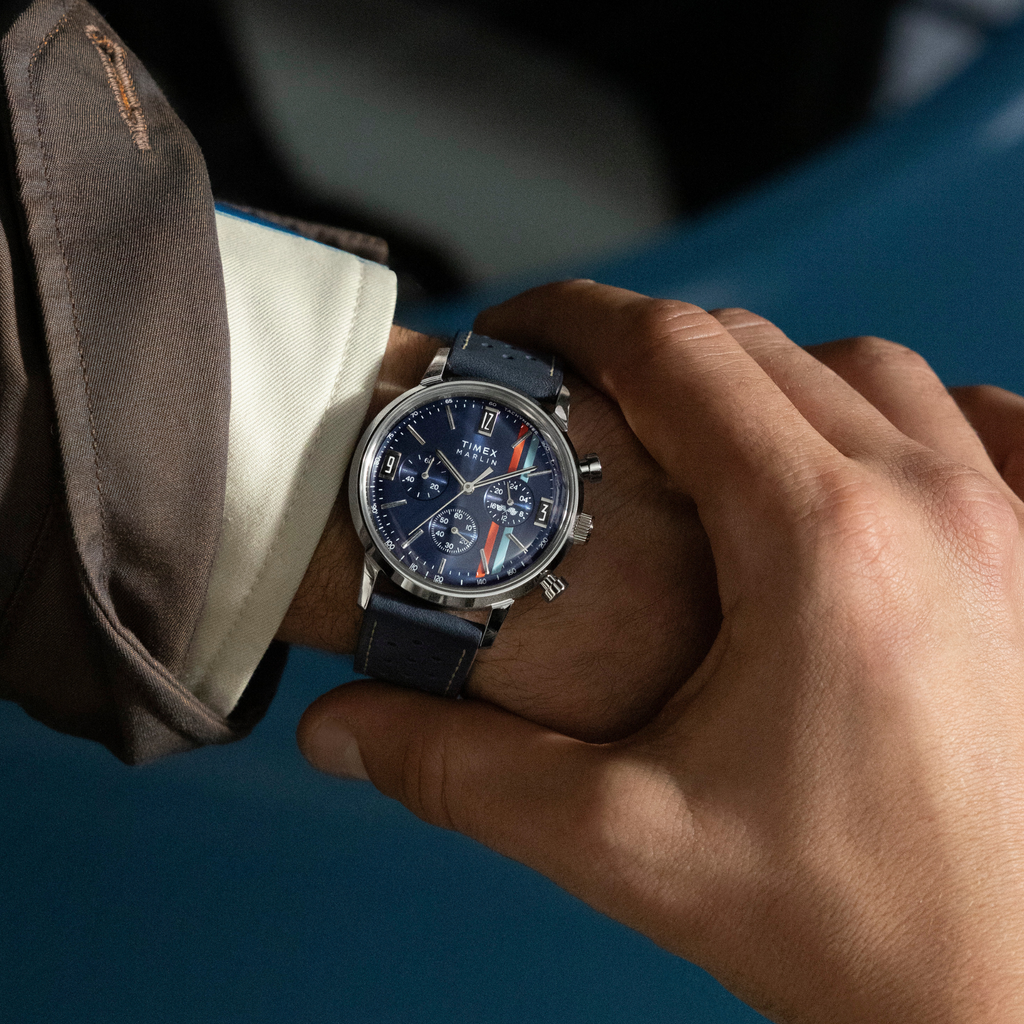 Timex Men's Stainless/Blu Watch | TW2W99000