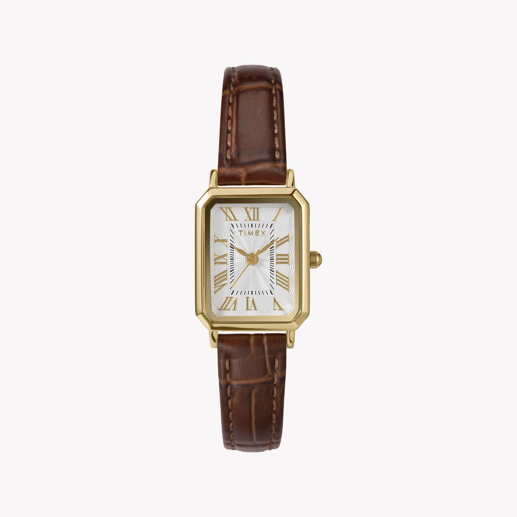 TIMEX Women's Gold/Brown Quartz Watch | TW2Y00900