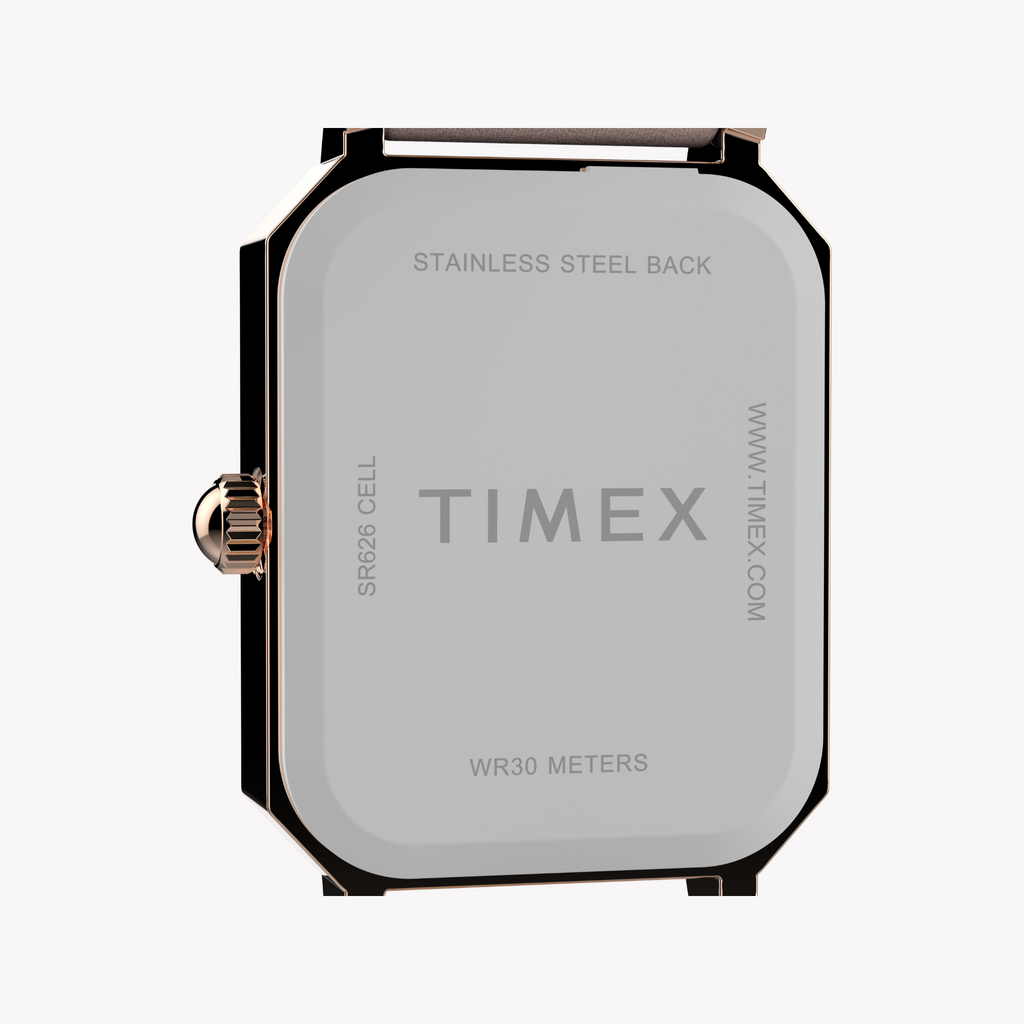 TIMEX Women's Rose Gold/Pink Leather Watch | TW2Y01100