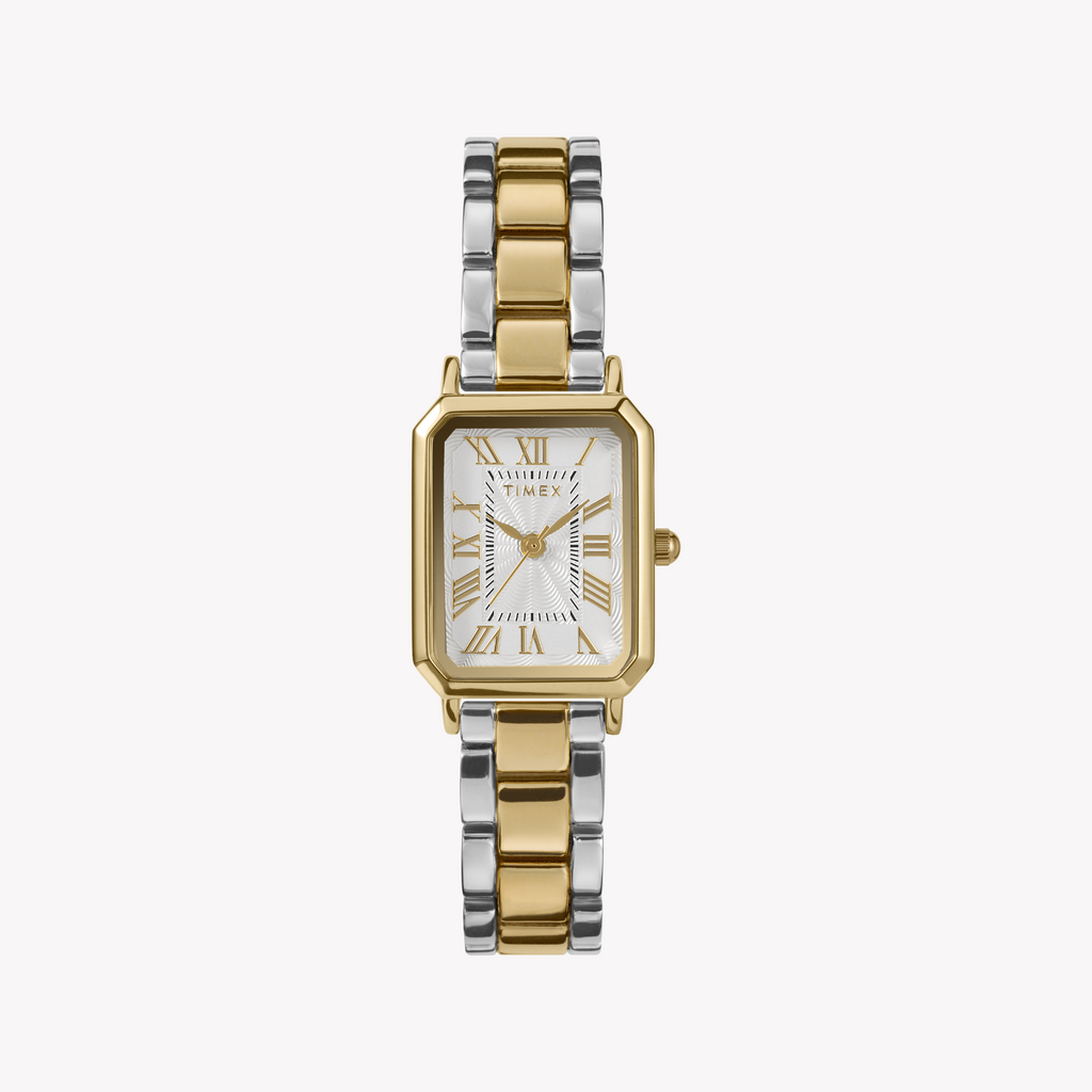 Timex Women's Silver/Gold Alloy Watch | TW2Y01300