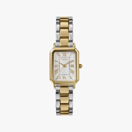 Timex Women's Silver/Gold Alloy Watch | TW2Y01300