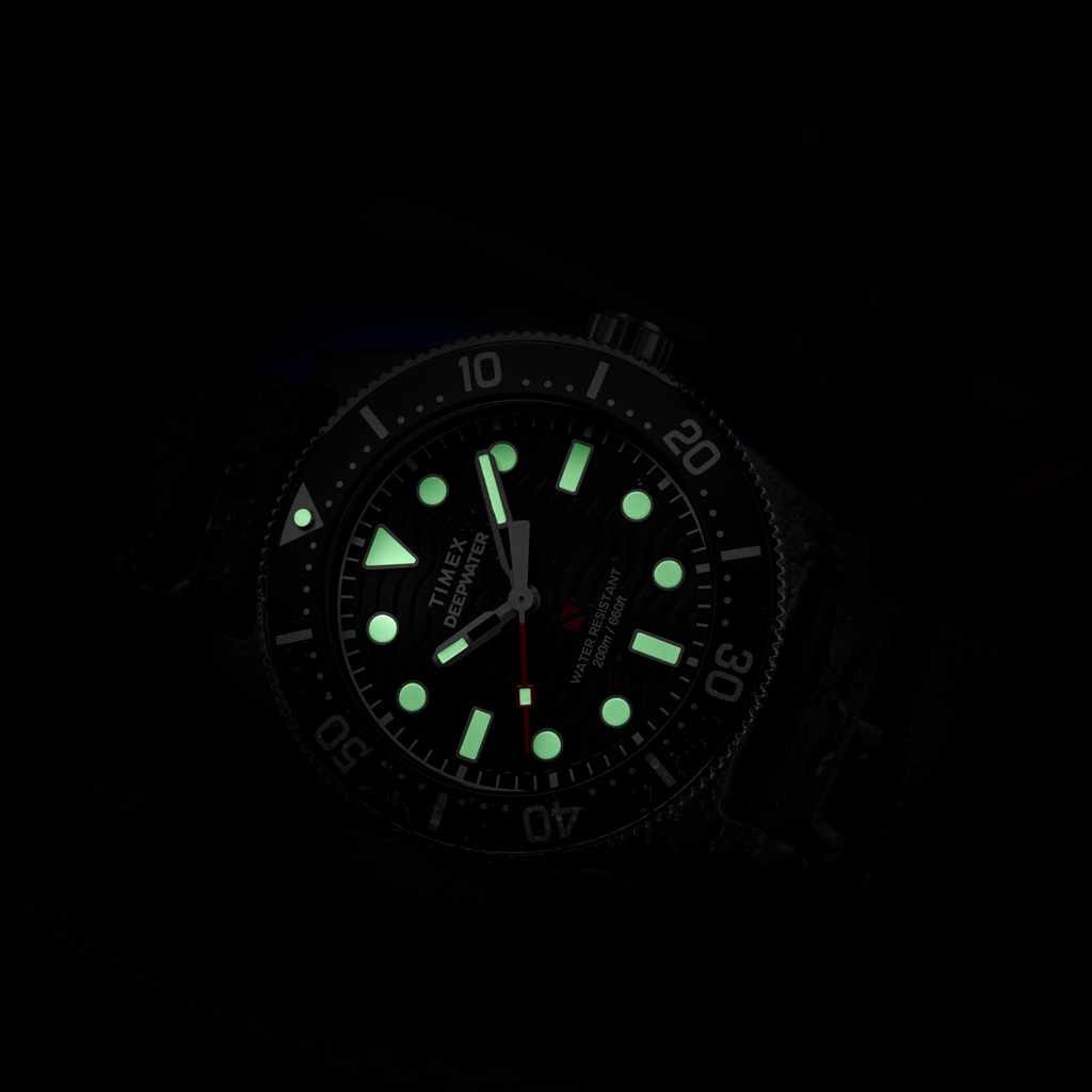 TIMEX Men's Black Resin Watch, Black/Black | TW2Y02200