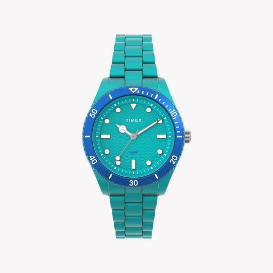 TIMEX Women's Green Ocean Plastic Watch | TW2Y04700
