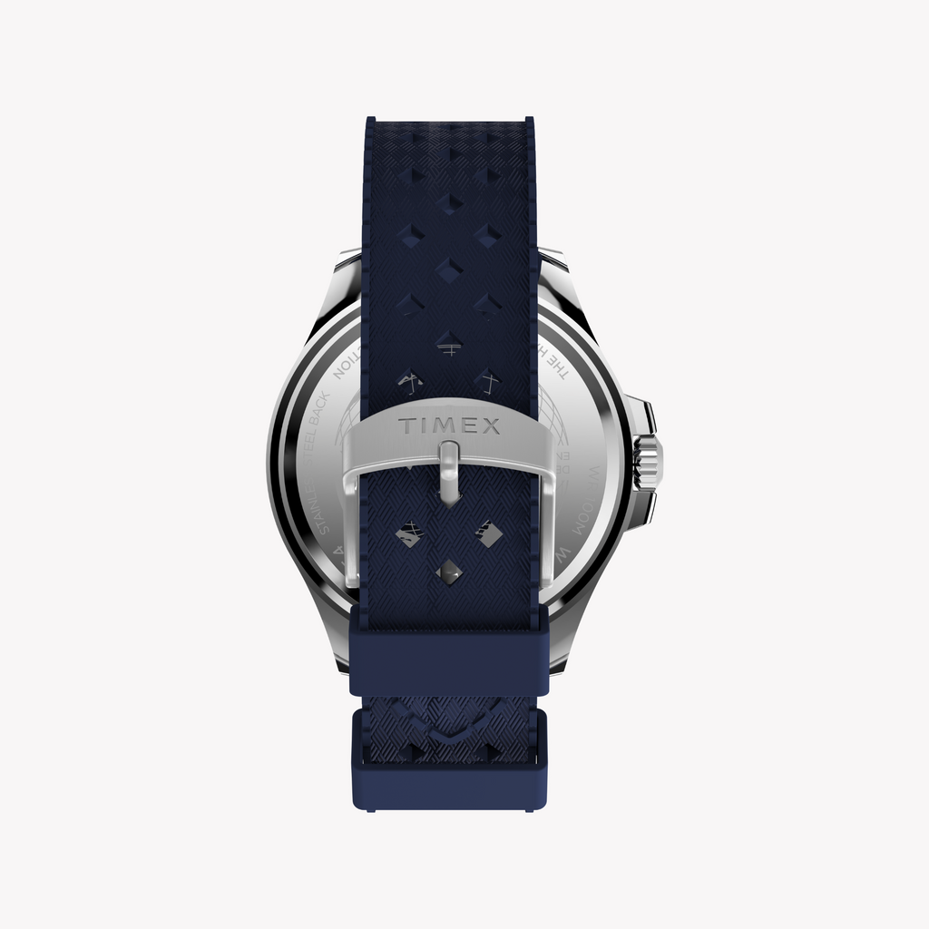 Timex Men's Silver/Blue Watch | TW2Y05000