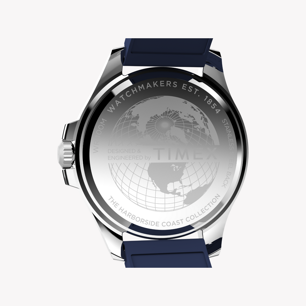 Timex Men's Silver/Blue Watch | TW2Y05000