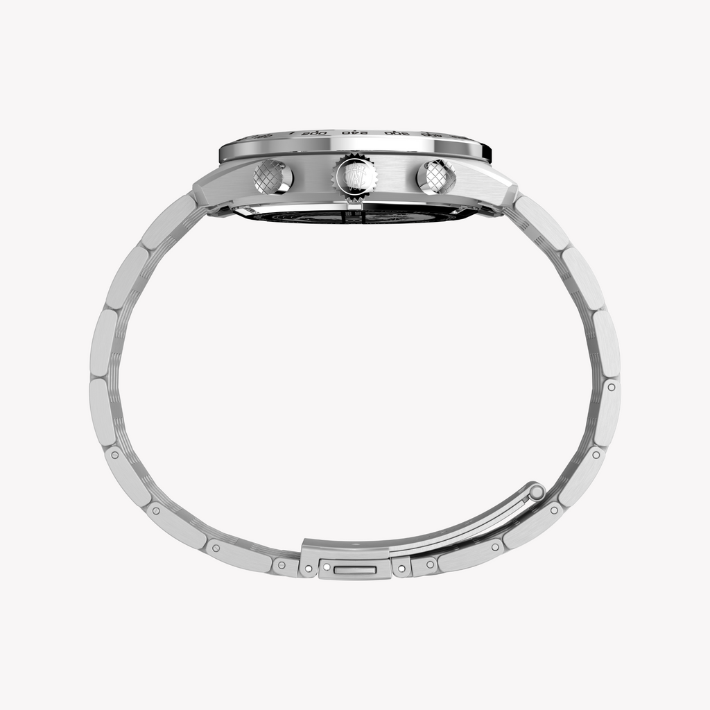 TIMEX Men's Silver Stainless Steel Watch | TW2Y18500