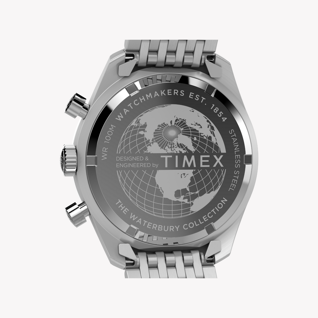 TIMEX Men's Silver Stainless Steel Watch | TW2Y18500