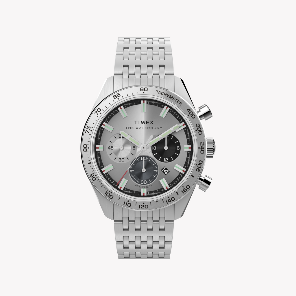 TIMEX Men's Stainless Steel, Silver | Model TW2Y18700
