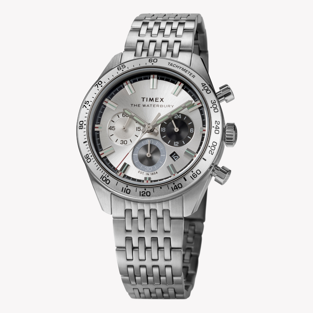 TIMEX Men's Stainless Steel, Silver | Model TW2Y18700