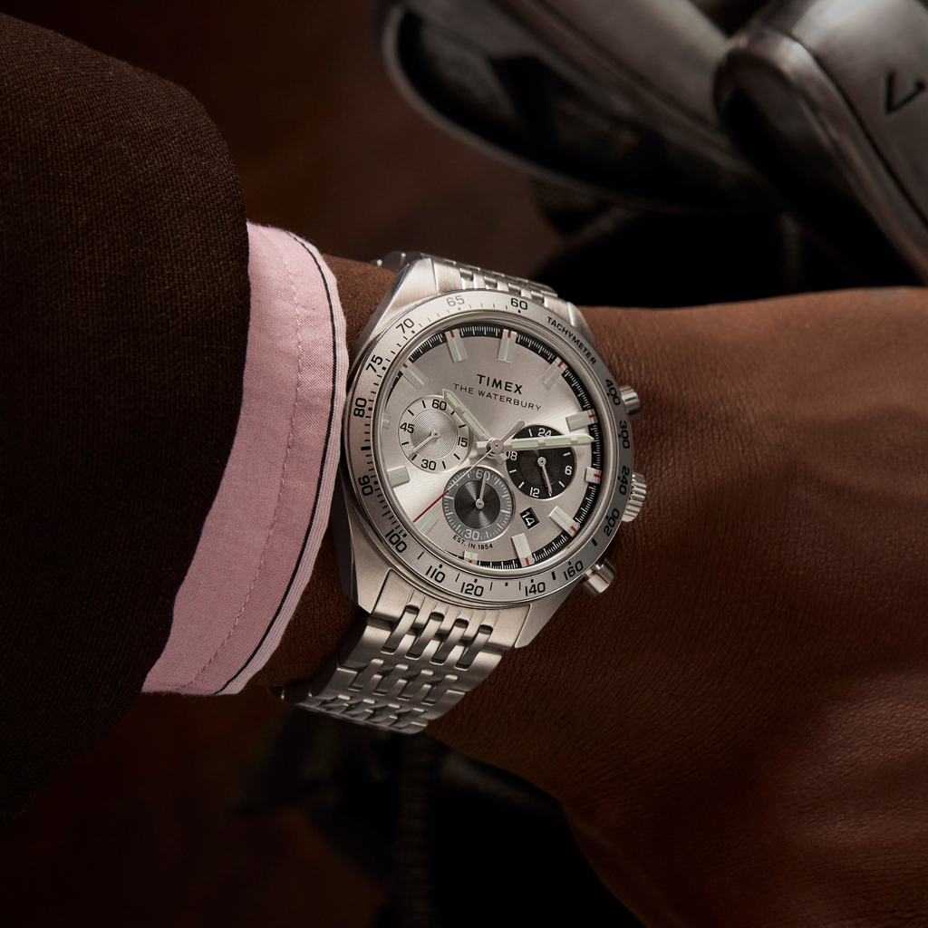 TIMEX Men's Stainless Steel, Silver | Model TW2Y18700