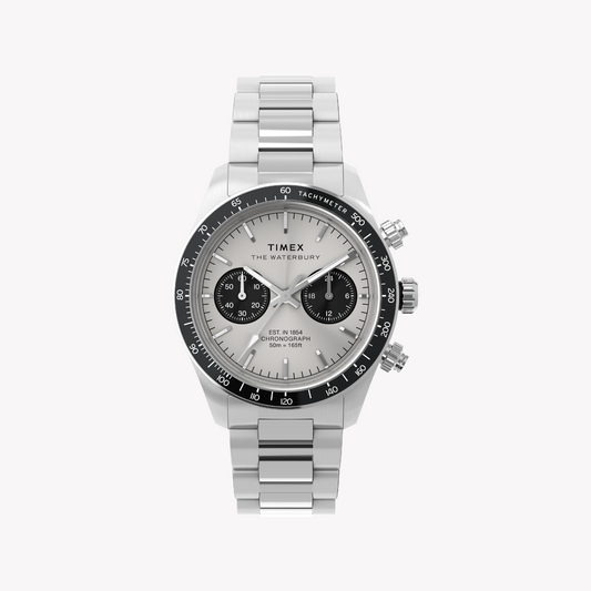 Timex Men's Silver Watch, Stainless Steel | TW2Y19200