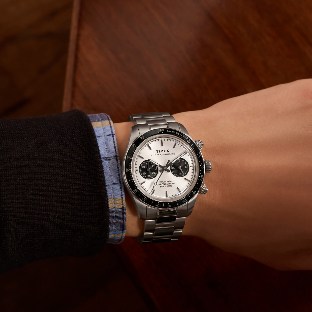 Timex Men's Silver Watch, Stainless Steel | TW2Y19200