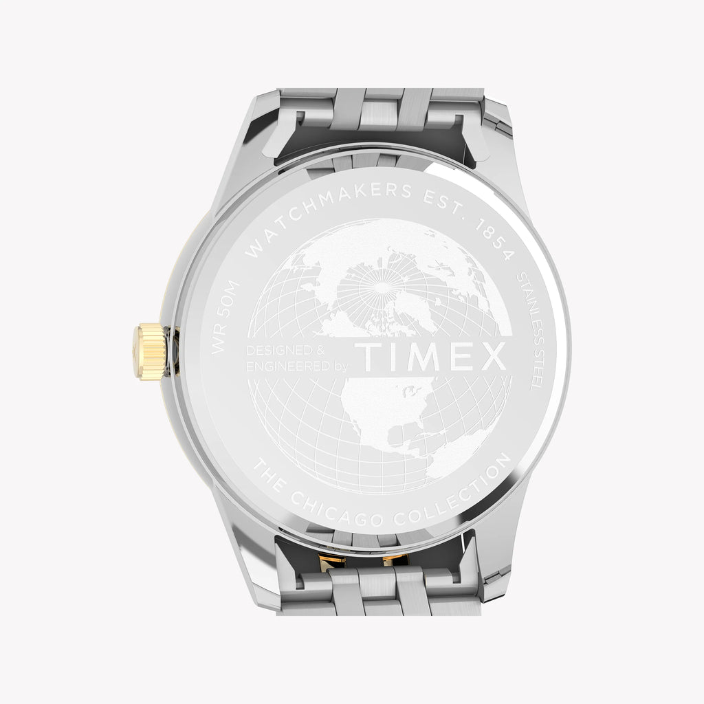 Chicago Multi 45mm Two-Tone Case Green Dial Bracelet TW2Y21400