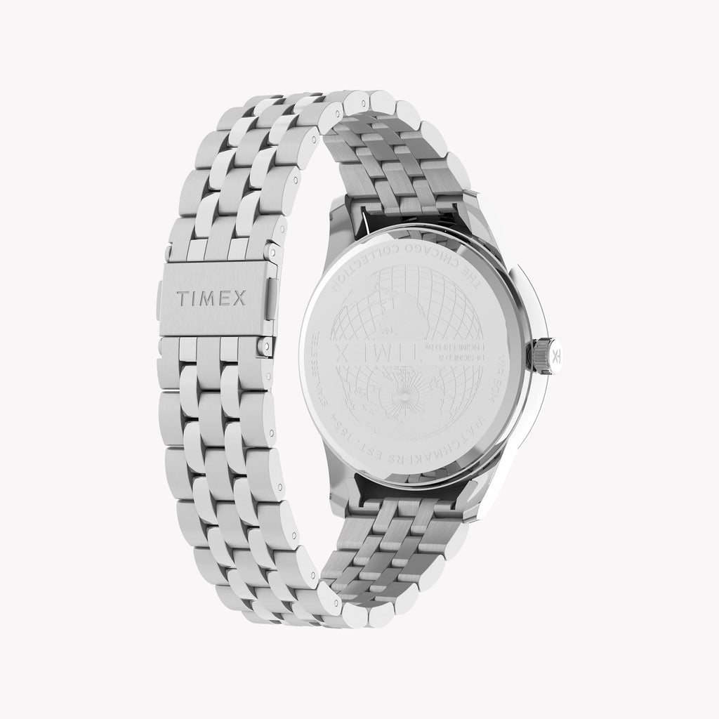 Chicago Multi 45mm Silver Tone Case Blue Dial Bracelet TW2Y21500