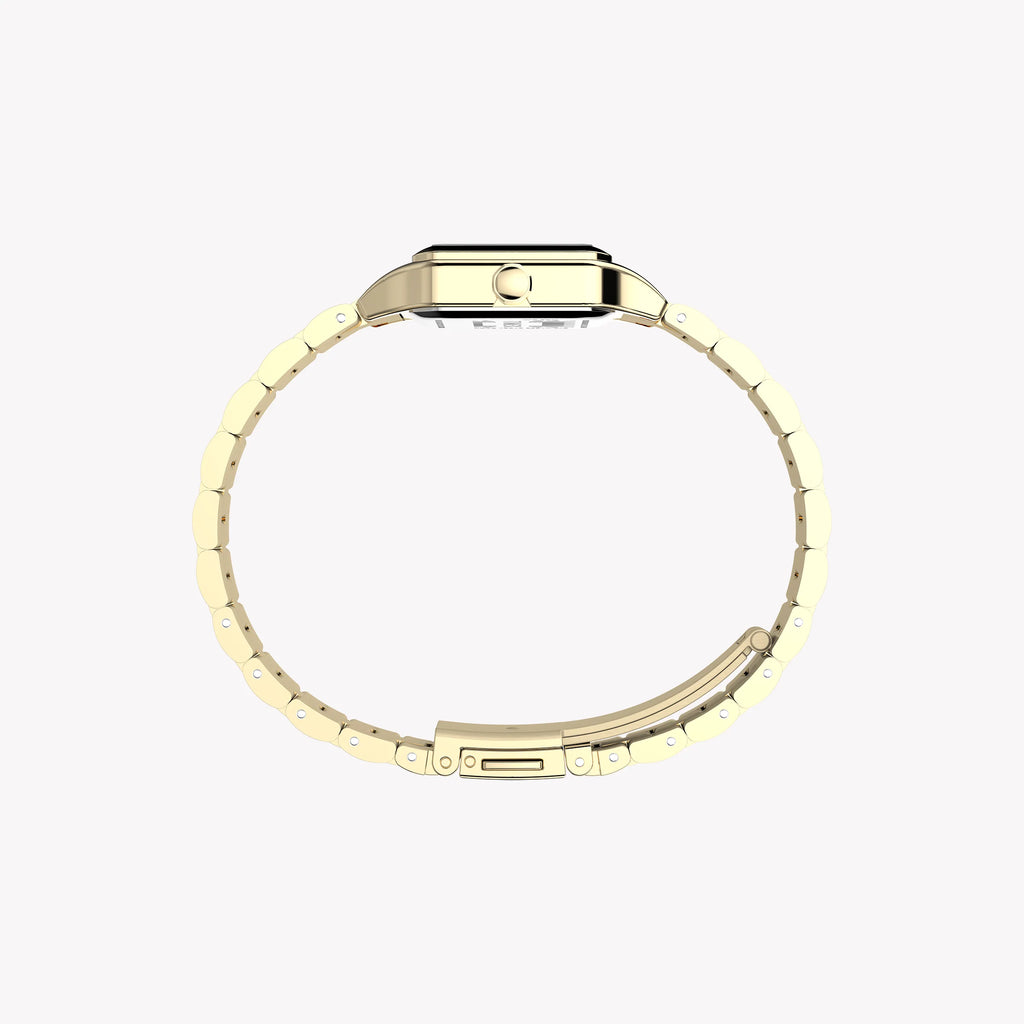 Addison Gold-Tone Case & Bracelet White Dial TW2Y23700 | Stylish Watch