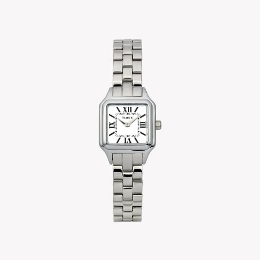 Addison Silver-Tone Case & Bracelet White Dial TW2Y23800 | Men's Watch