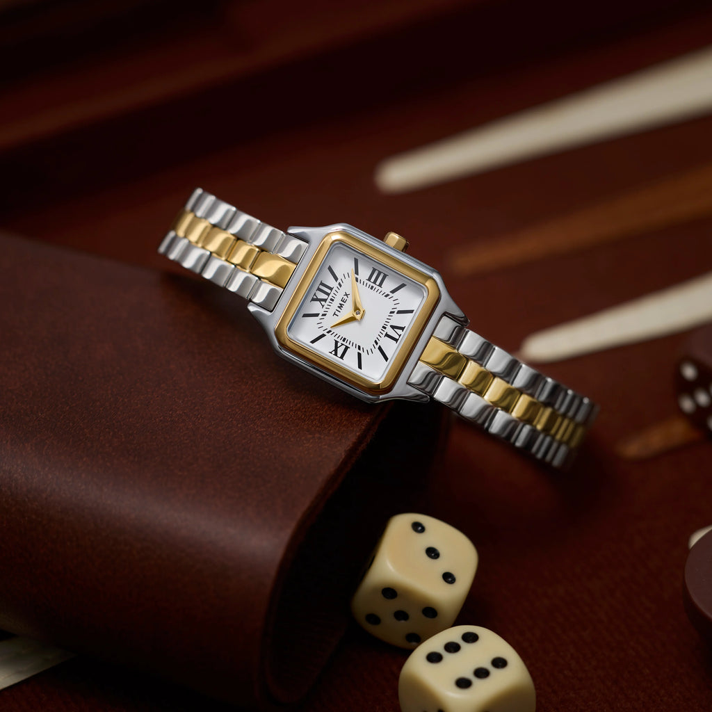 Addison Two-tone Case & Bracelet White Dial TW2Y23900 | Stylish Watch