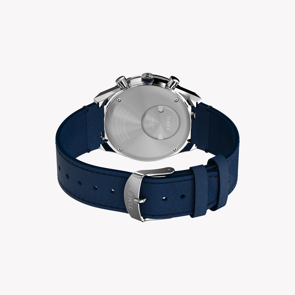 Q Timex Chronograph 40mm Strap Watch TW2Y36100 | Stylish Sporty Timepiece