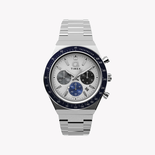 Q Timex Chronograph 40mm Stainless Steel Watch | TW2Y36200