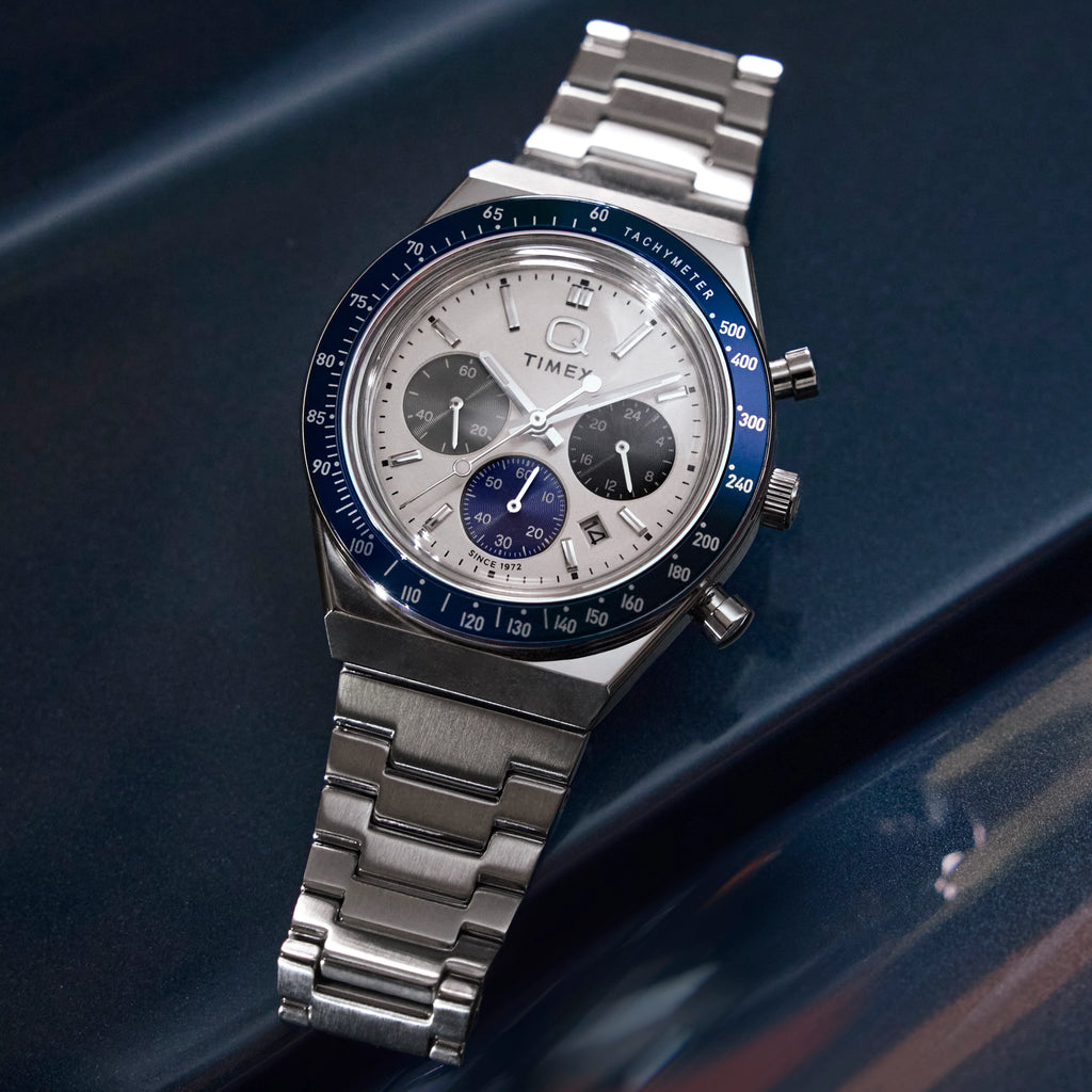 Q Timex Chronograph 40mm Stainless Steel Watch | TW2Y36200