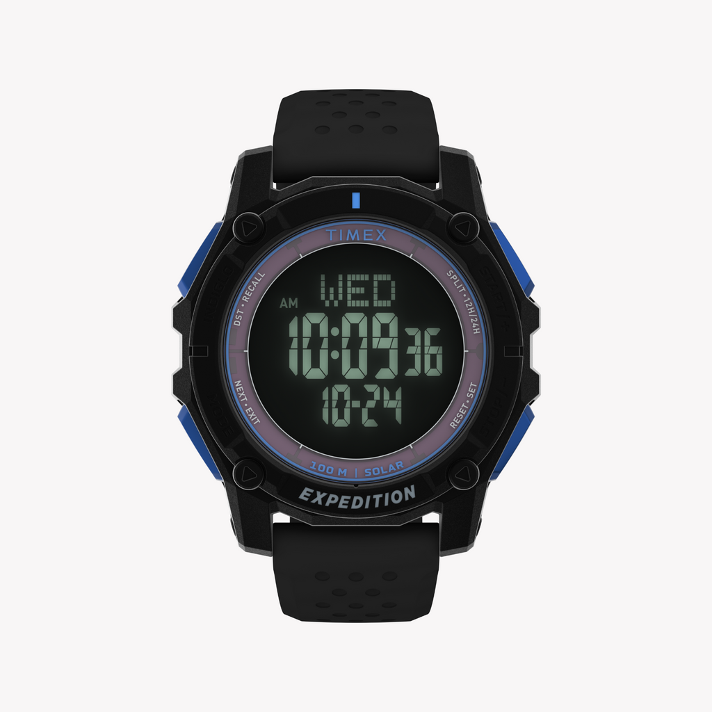 TIMEX Men's Black Solar-Powered Watch | TW4B33900