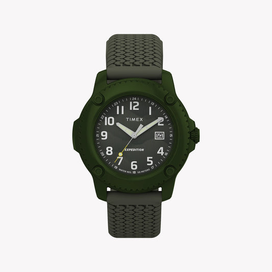 Timber Aluminum Case Green Dial Silicone Strap TW4B34700 Watch | Sporty & Lightweight