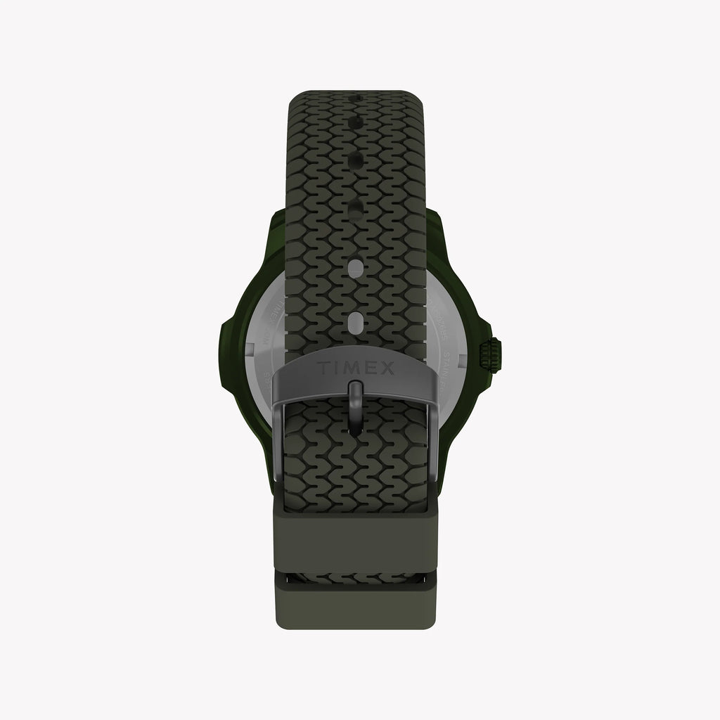 Timber Aluminum Case Green Dial Silicone Strap TW4B34700 Watch | Sporty & Lightweight
