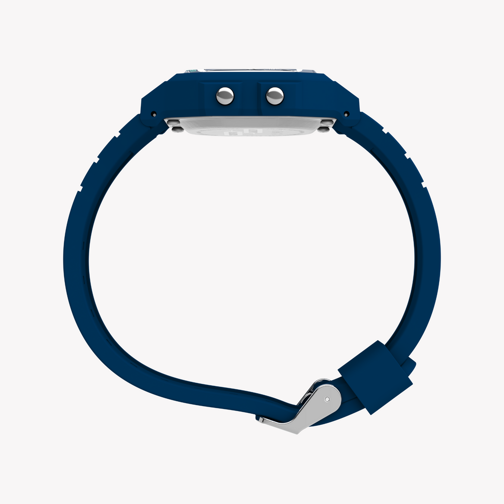 Timex Unisex's Resin Blue, Silicone Blue | TW5M55700