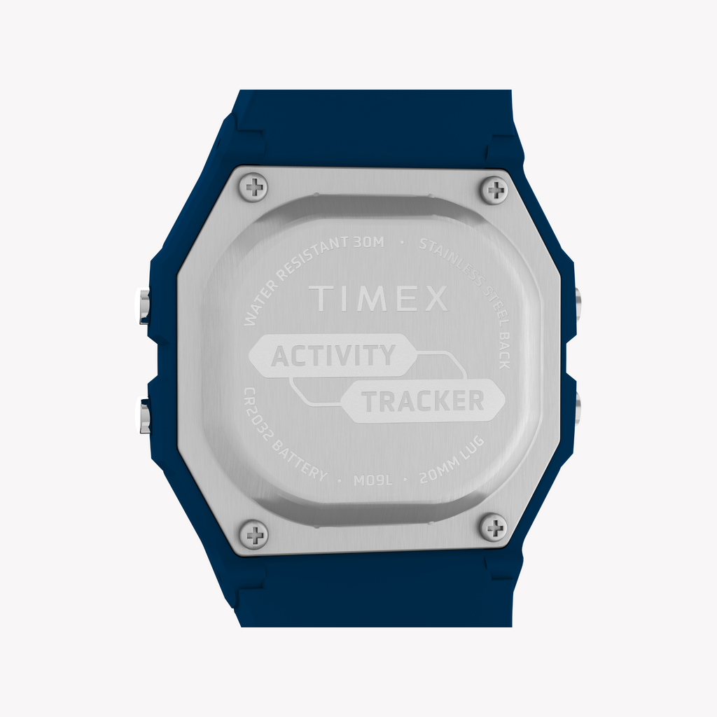Timex Unisex's Resin Blue, Silicone Blue | TW5M55700