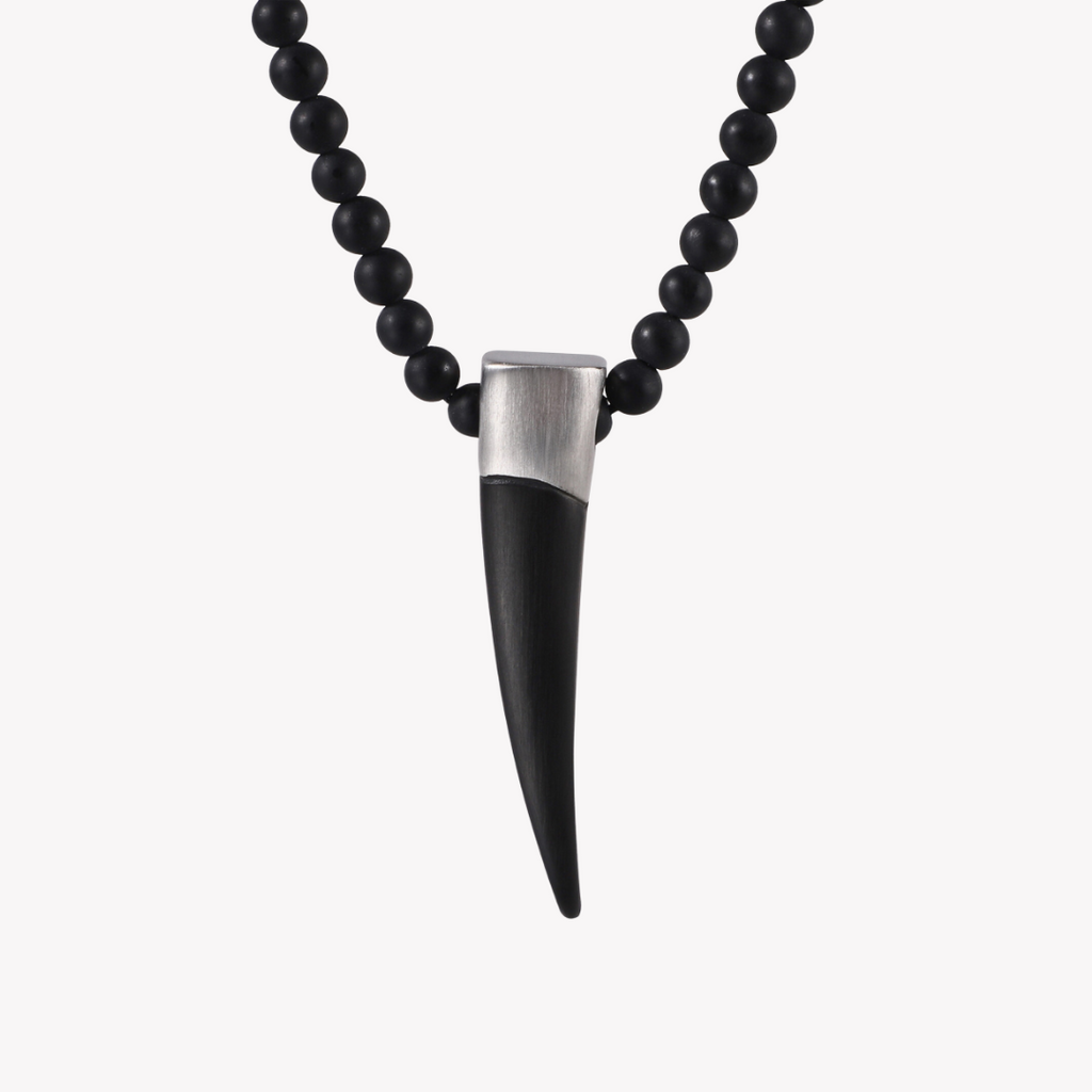 ZINK Men's Stainless Steel Necklace - Black | ZJPD024-B